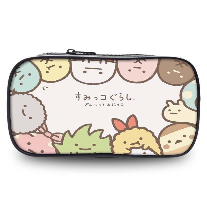 Sumikkogurashi Pen Case With Nylon Material For Stationery Storage And Gift Use