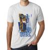 Men’s Vintage Tee Shirt Graphic T Shirt Quebec Lifestyle Vintage White