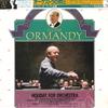 Disc LP EUGENE ORMANDY(COND.)/PHILADELPHIA  - Sărbătoare Pentru Orchestră 15AC1730 CBSSONY Japonia Obi Clasică Folosit