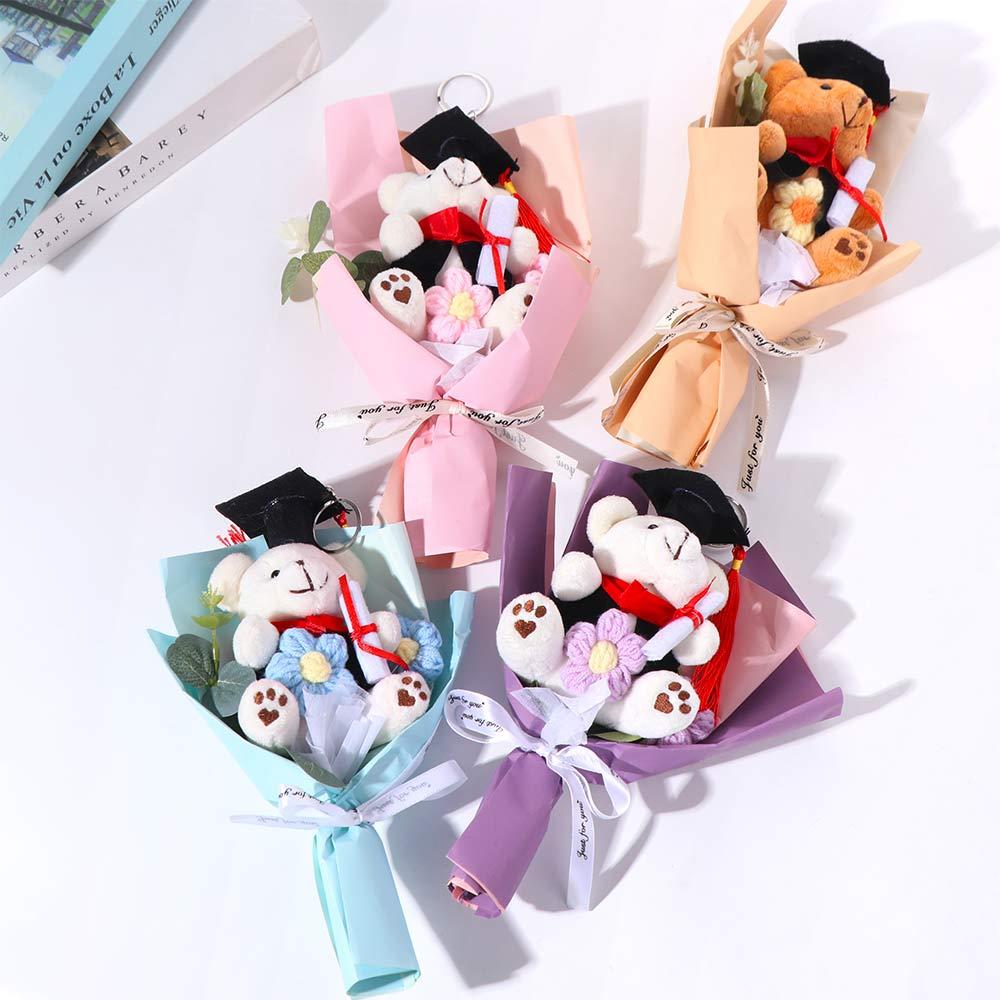 Graduation Season Graduation Flower Bouquet Mini Bear Bouquet  School Graduate Gifts
