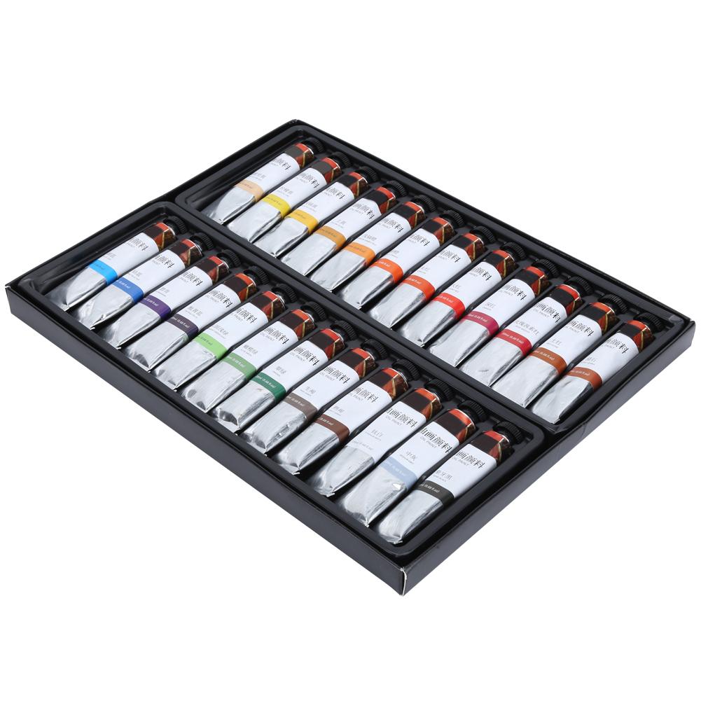 24Pcs Pigment 20ML Watercolor Paste Paint Tube Paint Ink Beginner Boxed Art Supplies