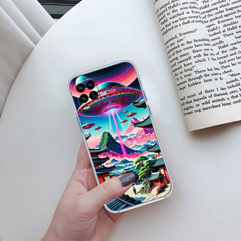MH140 Space Alien UFO Phone Case for Motorola G34 G32 G31 G14 G15 G84 G62 E32 G24 G72 G71 G73 G85 G200 G60 G52 G51 G50 G42 G41 G32 G30