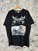 Mayhem 2000 Tour Tee Rock Band Black Unisex T-Shirt Reprint Summer Men's Women's Cotton Top