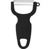 Horizontal Fruit and Vegetable Peeler, Length 110 Mm - Black