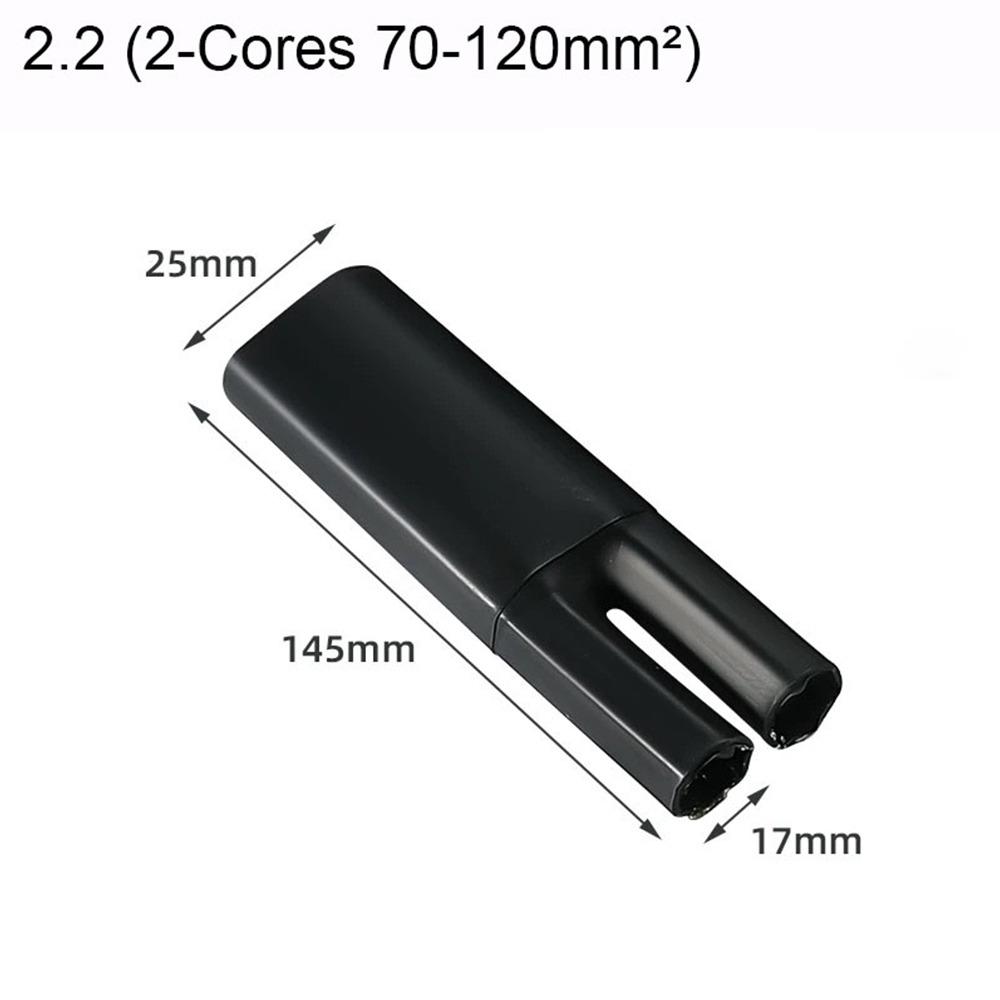 New 2/3/4/5/Core Heat Shrink Wrap Tube Waterproof With Glue Separate Branch Splitter Black Wiring Protection Sleeve