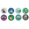 100-500pcs Merry Christmas Stickers Christmas Tags Stickers for Kids Gift Baking Package Envelope Stationery Decor 1 Inch Round