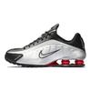 Nike Shox R4 Y2K Retro Running Shoes Comfortable Low-Top Sneakers Unisex Sneakers Silver Black BV1111-008(2024)