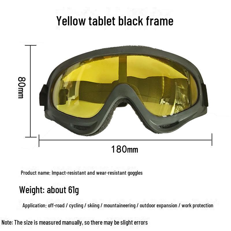 Anti-Sand Dustproof Riding Goggles for Men and Women - Protective Eyewear for Electric Motorcycling, Skiing, and Welding