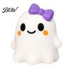 Fidget Stress Balls Halloween Bow Ghost Squeeze Toy, Relief Cartoon Sensory Party Supplies Soft Stretchy Favors for Adults Kids Decompression Toy