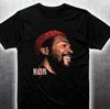 Marvin Gaye Schwarze Baumwolle Alle Größen S-5XL Geschenk Fans T-Shirt AD586 Unisex T-Shirt