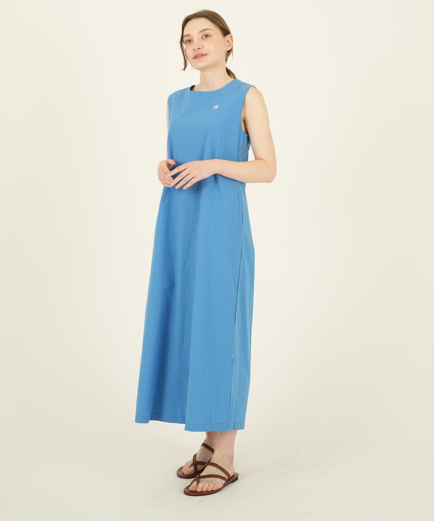 A Bon Women'S Summer Cotton Sleeveless Long Dress Beige