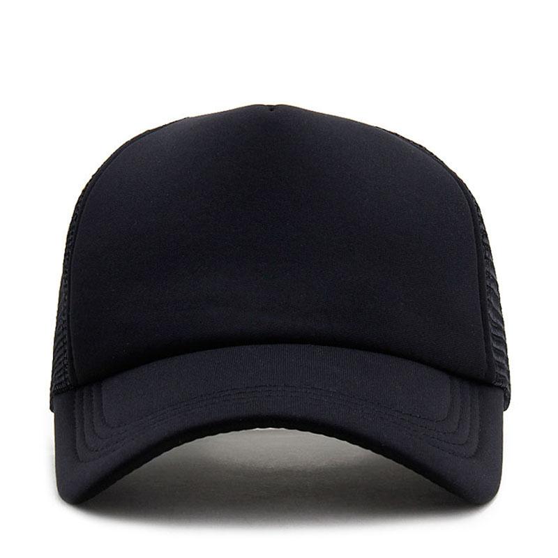 Casquette Unisexe Décontractée Maille Unie Casquette de Baseball Réglable Snapback Casquettes Pour Femmes Hommes Hip Hop Casquette de Camionneur Streetwear Casquette Papa