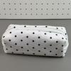 Polka Dot Design Pencil Case Large-Capacity Soft Touch Pen Bag Stationery Pouch Stationery Organizer Back To School
