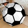 1PC Soccer Ball Automatic Open/Close Umbrella with Windproof, 8-Rib Sturdy Canopy, Durable Ribs, Fashionable Design,1262a