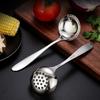 Stainless Steel Large Soup Spoon for Serving and Drinking Household Spoon with Long Handle for Rice Porridge