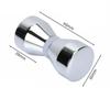 Glass Door Handle Shower Door Handle Wine Cabinet Handle Single Hole Aluminum Alloy Bathroom Door Cylindrical Handle Hardware