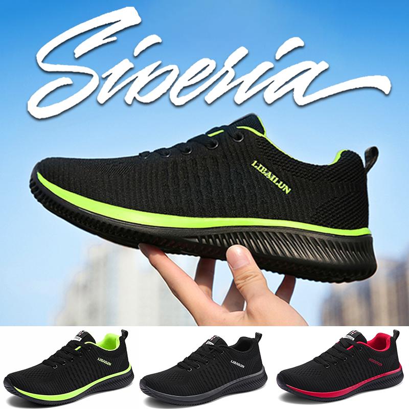 Taille 48 hommes baskets légères chaussures de course de gymnastique marche Sport respirant maille chaussures décontractées