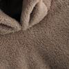 Scione Fleece Teddy Hoodies Women Sweatshirt Long Sleeve Sweatshirt Warm Bear Ear Hooded Plush Hoodie