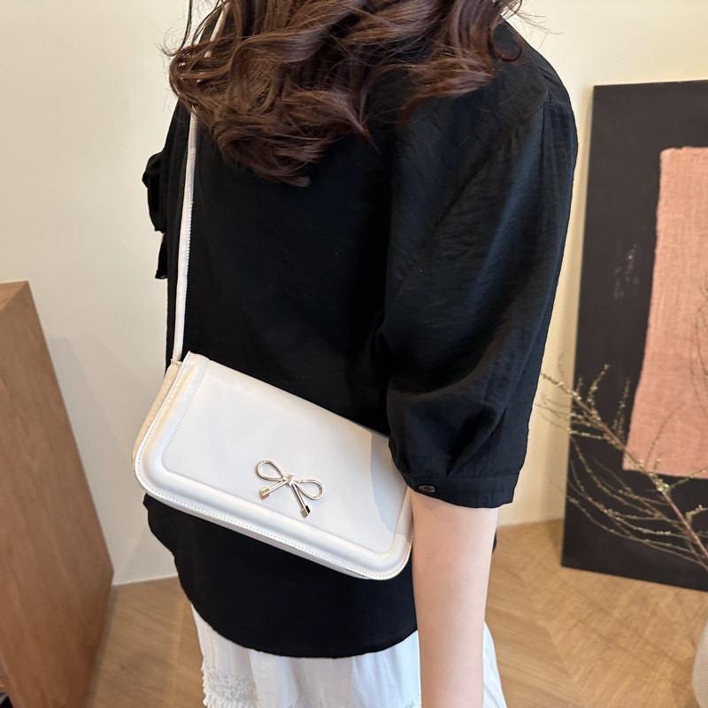 Casual Girls Shoulder Bag With Bow Detail In Pu For Daily Use