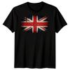 Union Jack Flagge Britische Kultur Used Look Unisex T-Shirt UK Erbe