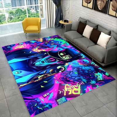 3D Tecknad Jojo's Bizarre Adventure Anime Matta för Vardagsrum Sovrum Hem Soffa Dekoration, Barnlek Halkfri Golvmatta