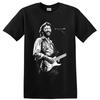 Eric Clapton Gitarrist T-shirt Klassisk Rockmusiker Silhuett Grafisk T-shirt Konst