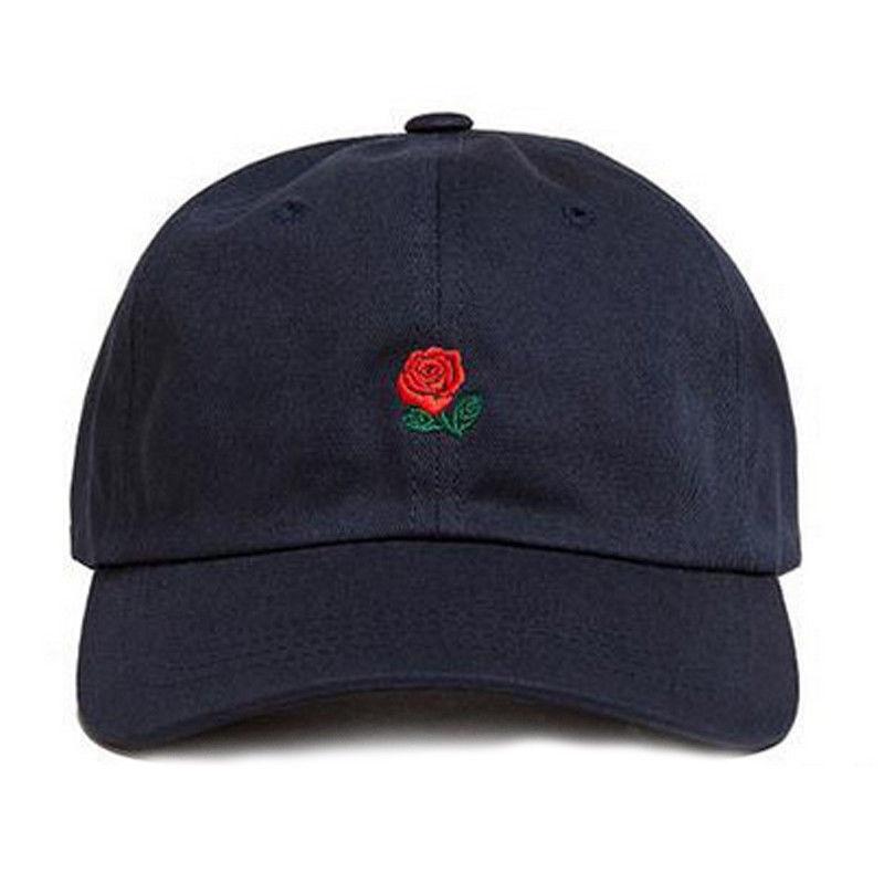 Premium New The Hundreds Dad Hat Flower Rose Embroidered Snapback Baseball Cap