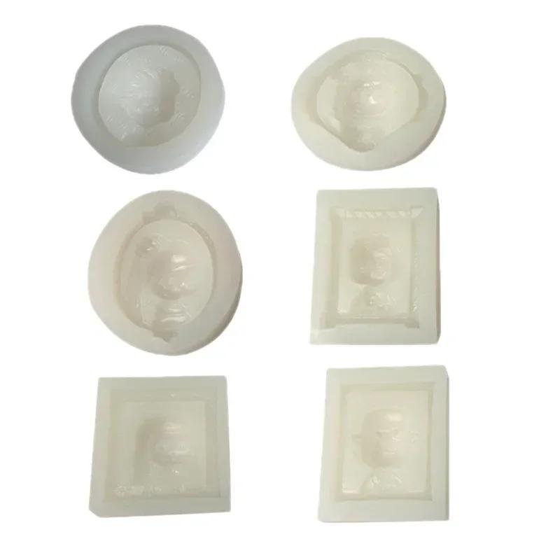 Silikonform für die Herstellung von Seife, Gips, Zucker, Schokolade, Eisblock, Kunstharz, kreativ, berühmte Gemälde, Serie