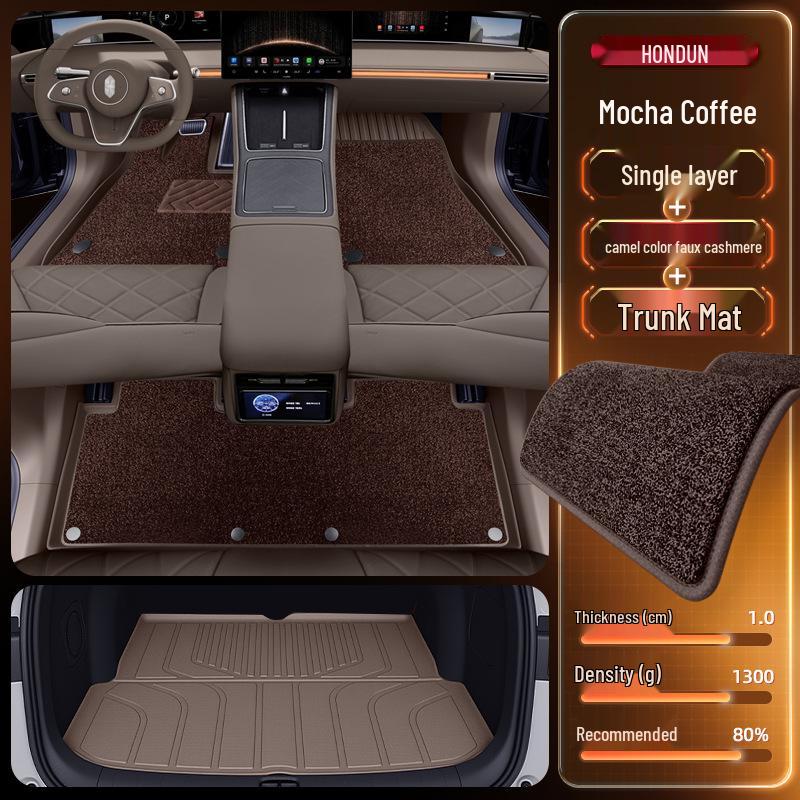 2026 Hongqi S9 TPE Fußmatten: Komplettes Innenraumteppich-Set für Fünfsitzer