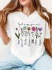 Einzigartig und Besonderer Du T-Shirt Christlicher Glaube Inspirierendes Bibelzitat Floral Religiös Christliche Mutter Christliche Frauen