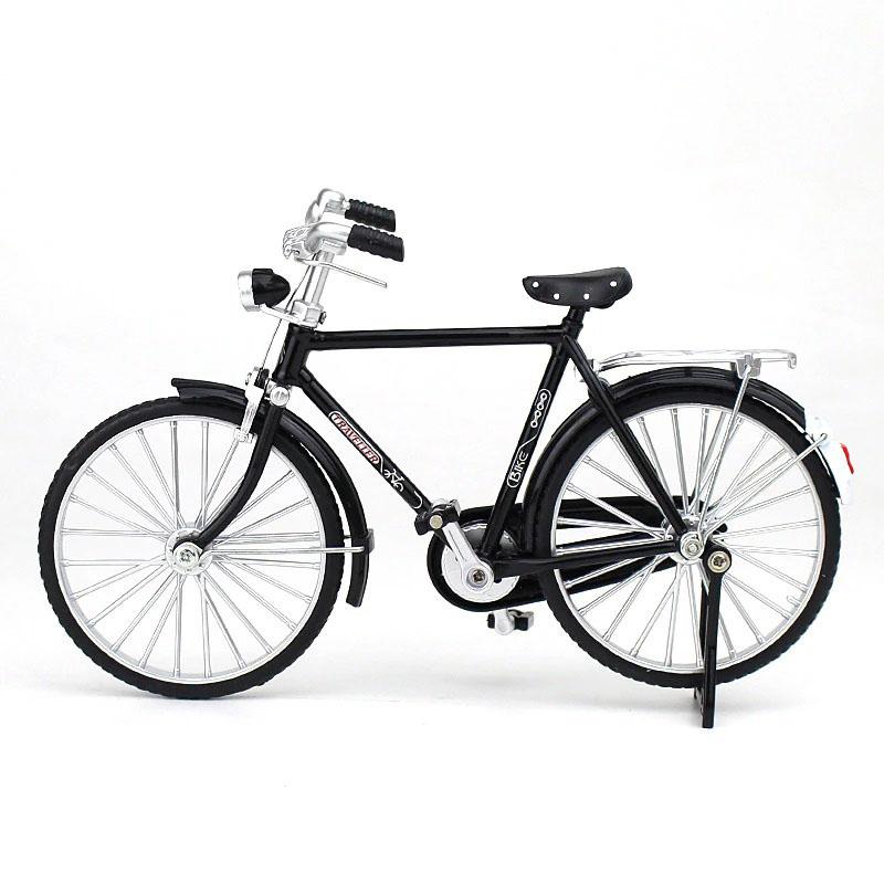 Bicycle Ornament with Inflator and Briefcase for Home Decor