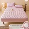 Class A Quilted Cotton Mattress Protector - Thick, Soft, Breathable, Dustproof, Non-Slip Full Cover