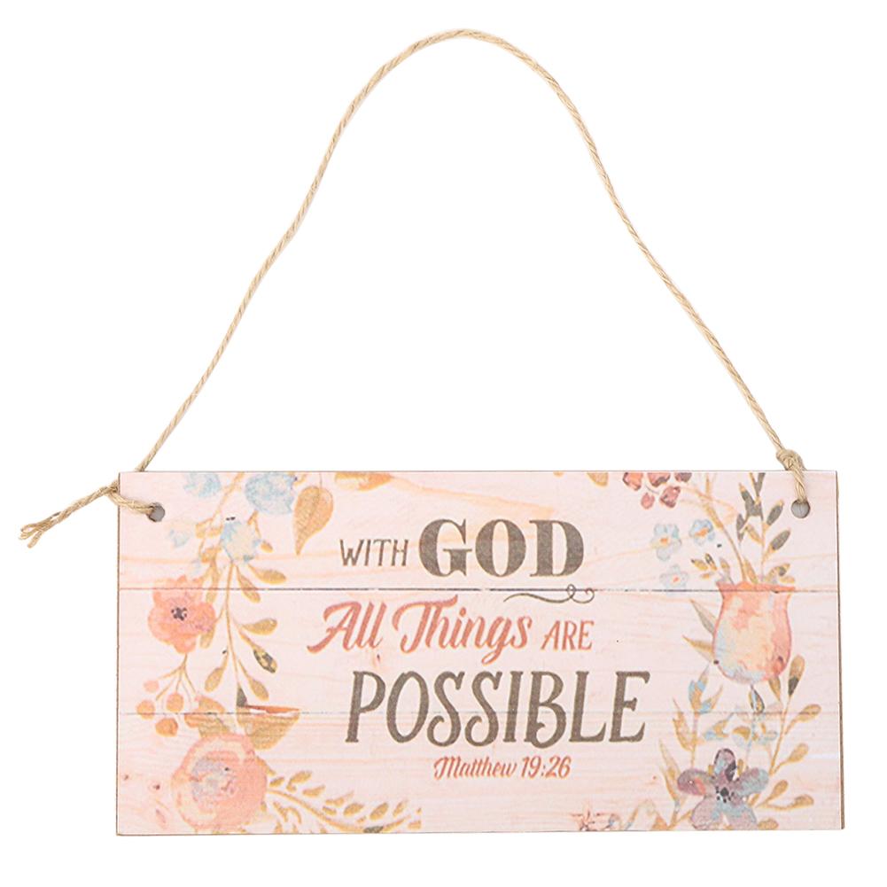 2Pcs Innovative Wooden Gift Hanging Plaque Board Pendant for Shop Festive Decoration