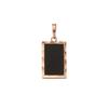 Haonics Square 14K Gold Pendant LPP20C19G