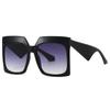New Square Women Fashion Sunglasses Shades Uv400 Retro Oversized Men Gradient Lens Casual Big Size Sun Glasses