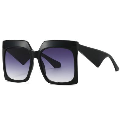 New Square Women Fashion Sunglasses UV400 Retro Oversized Gradient Lens Casual Big Size Sun Glasses for Men and Women