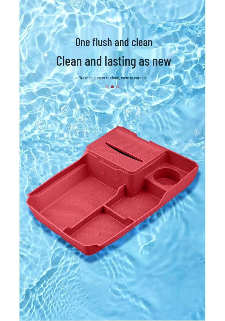 New AITO M7/M8 Center Console Silicone Storage Box Organizer