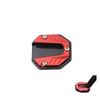 Universal Motorcycle Side Stand Base Extension Kickstand Amplifier for Scooters and Motorcycles Plate, Alloy, Non-Slip Design, Bracket, Compatible,