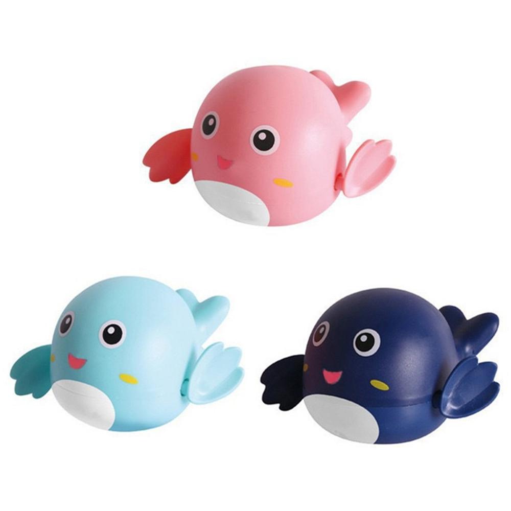 3Pcs Baby Bath Clockwork Toys For Children Swimming Bath Toy Cute Dolphins