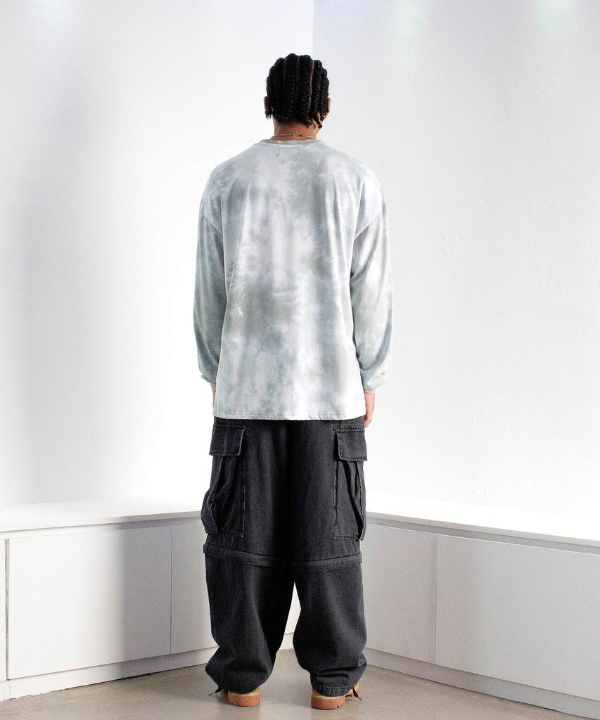 MIXXJ Tiedye Flame Longsleeve [Gray]