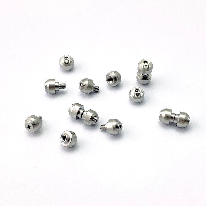 2 Sets Customized DIY Folding Knives Screw Parts Stainless Steel Thumb Stud Pushed Knife Button Custom DIY Make Accessories
