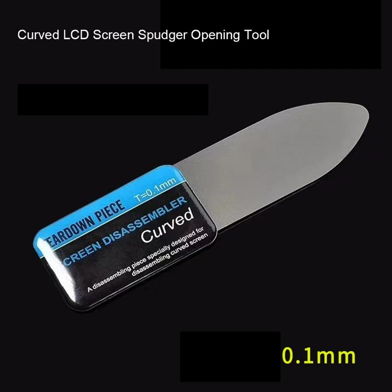 1-5Pcs 0.1mm Tablet Mobile Phone Curved LCD Screen Spudger Opening Pry Card Tools Ultra Thin Flexible Disassembler MetalSteel