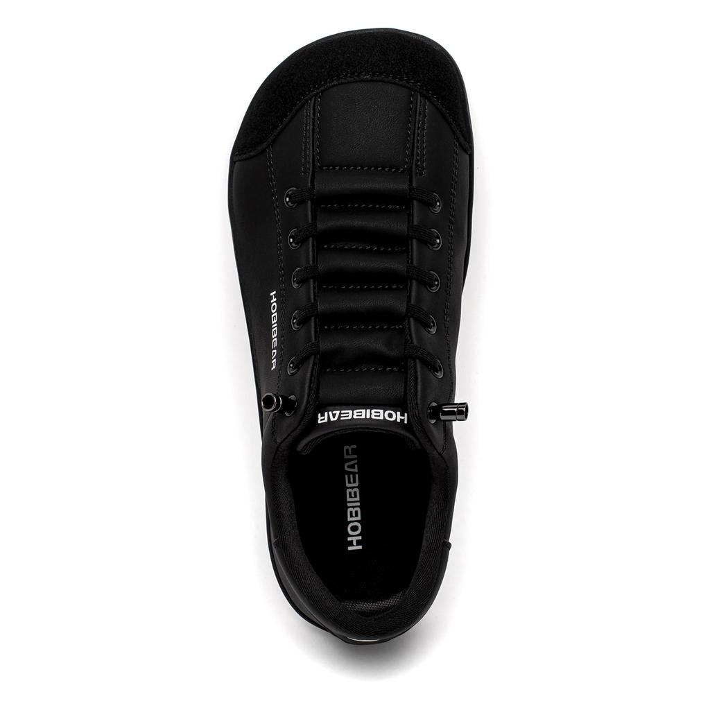 HOBIBEAR Pantofi Sport Sintetici Barefoot Lățime 4E Subțiri pentru Fitness, Piele Sintetică Zilnică, Piele, Pantofi, Potrivire, Talpă, Navetă, Școală, Purtare, Unisex,
