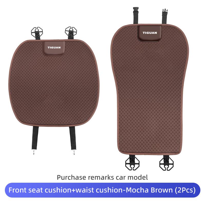 TMBCU1 For Volkswagen VW Ice Silk Car Seat Cushion Back Rear Front Non-Slip Cool Pad Golf Jetta Passat Mk4 Mk5 Mk6 CC B5 B6 B7 Golf