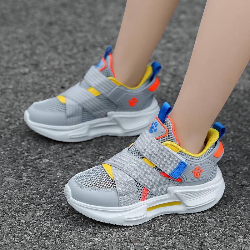 Fashion Breathable Kids Mesh Shoes 2025 Spring New Girls' Sneakers Soft Soled Boys' Shoes Simple Versatile Girls Casual Shoe