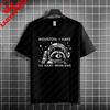 Funny Raccoon Astronaut Space Pattern Graphic Tshirt 100 Cotton Short Sleeve Fashion Casual Tshirt Perfect For Outdoor Wear