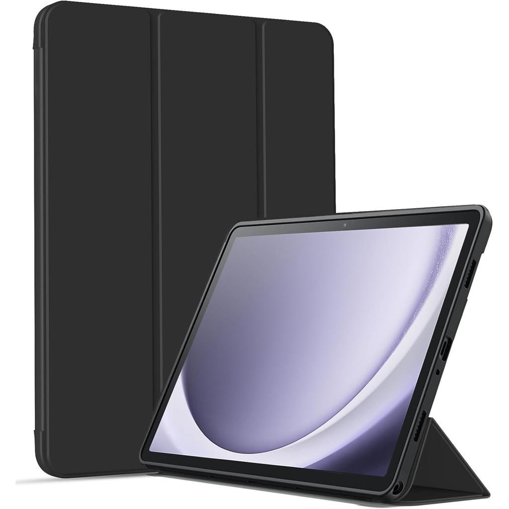 Voor Samsung Galaxy Tab A9 8.7'' 2023 SM-X110 SM-X115 Tri-fold Start Case Flip Magnetische Stand PU Leer Beschermhoes