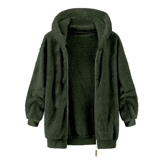 Men Fleece Hooded Jacket Winter Warm Zip Up Sweatshirt Soft Breathable Coat Casual Outerwear for Outdoor Sports And Daily Use