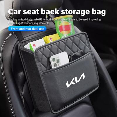 Car Backrest Storage Bag Seat Back Organizer Pocket Suspension For Stinger Optima Cerato Soul Venga Forte Spectra Sedona