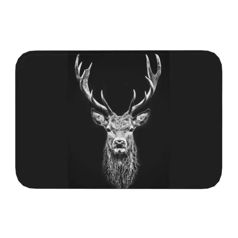 Custom Deer Doormat Mat Anti-Slip Kitchen Bath Living Room Rug Carpet 40*60cm
